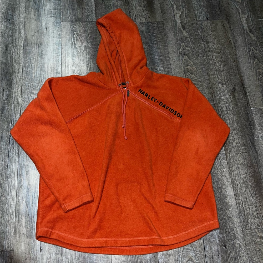 Harley-Davidson Orange Pullover Hoodie